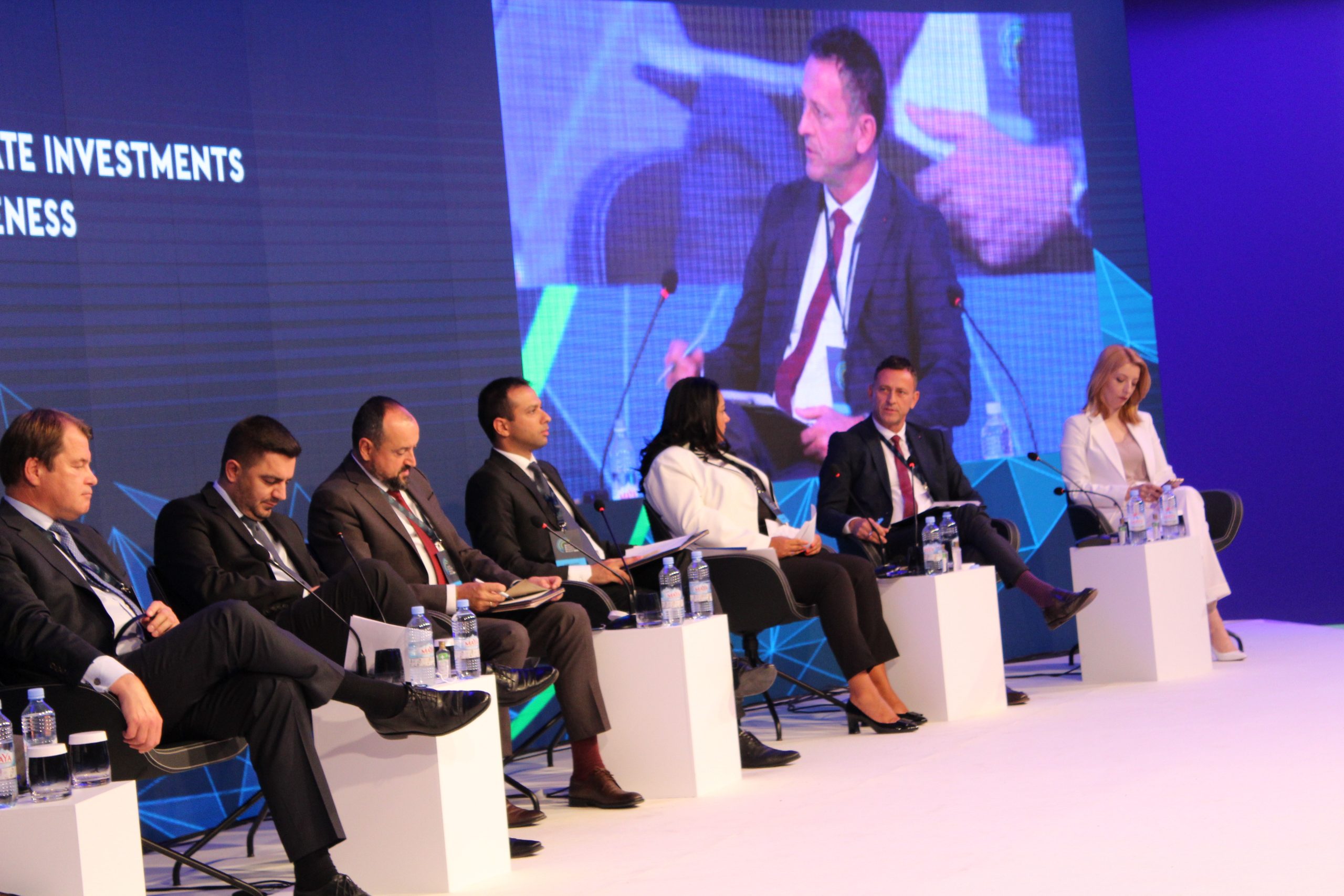 The President of ECNWM participant in the panel discussion “Public and Private Investments and Competitiveness”