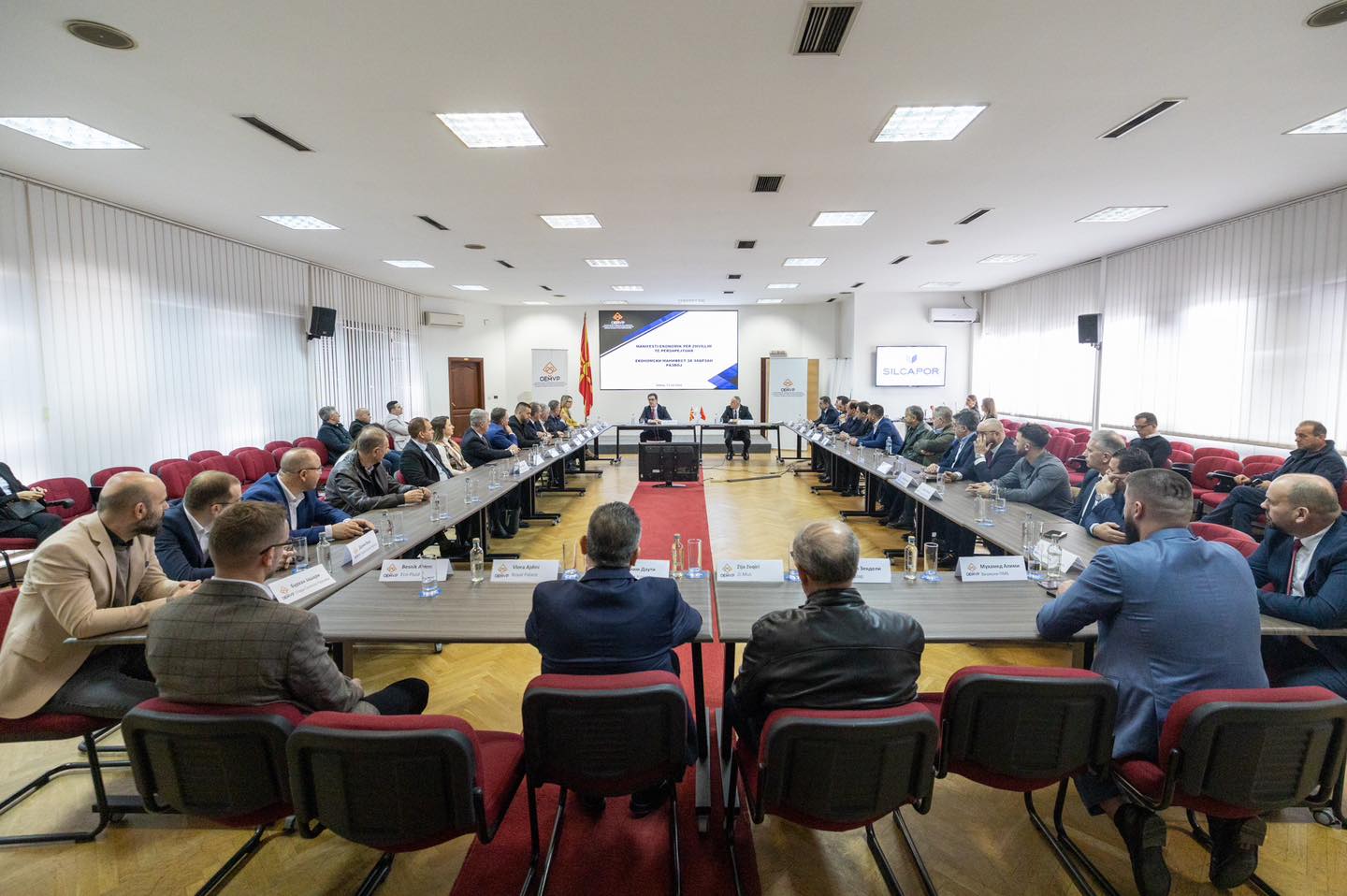 President Mr. Pendarovski at a working meeting – ECNWM presents the Economic Manifesto for accelerated development.