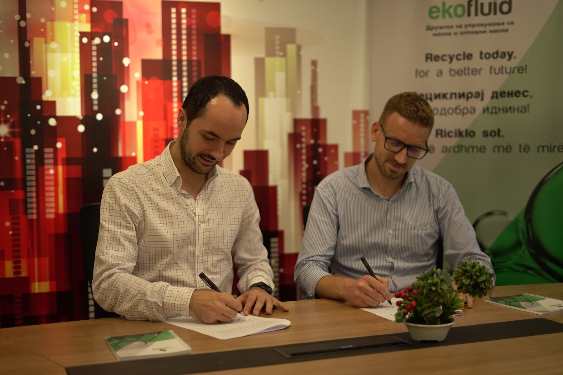 ECNWM signed a Memorandum of understanding for sustainable waste management with Eko-Fluid and Eko-Teks