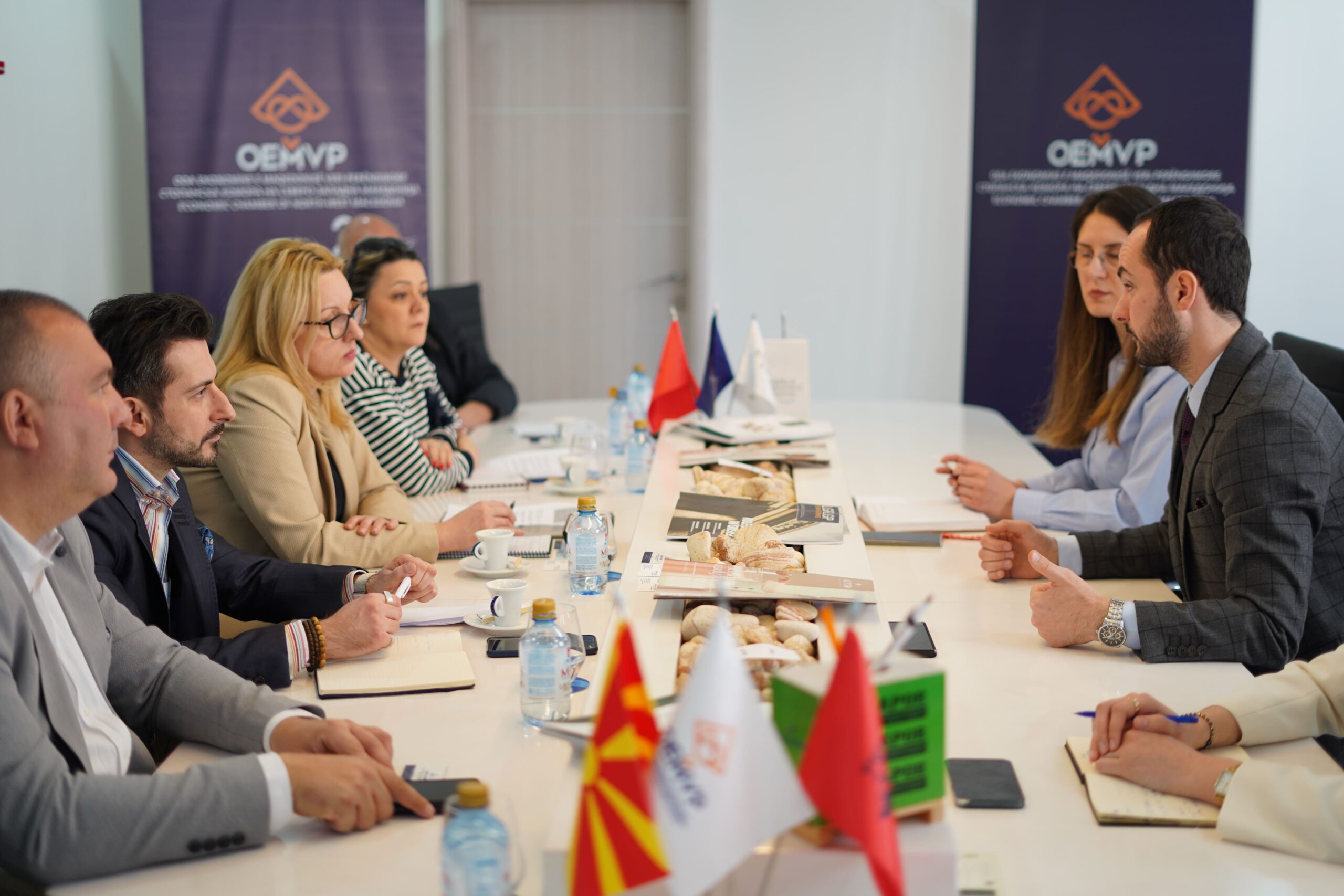 A meeting takes place between ECNWM and MFAFT. Cooperation opportunities to stimulate exports were discussed