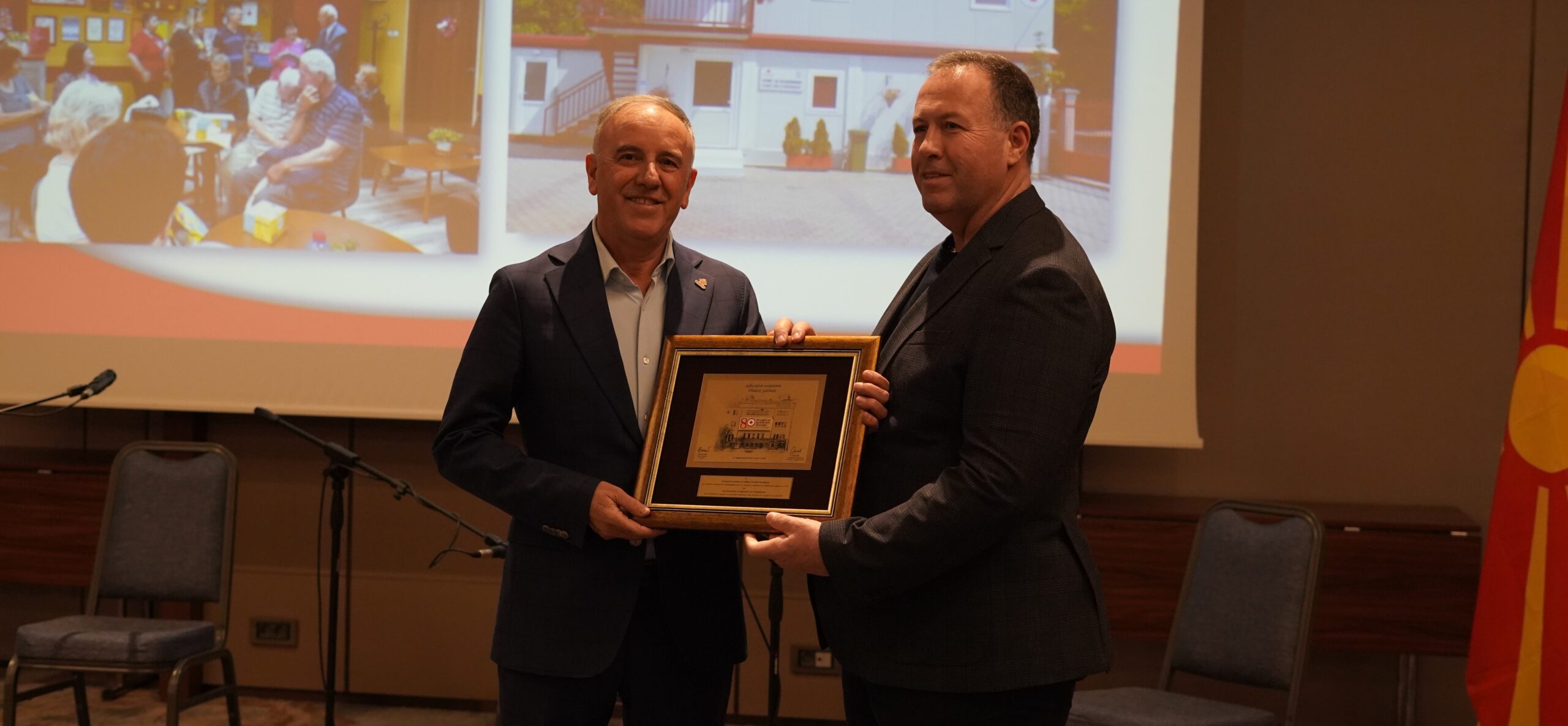 ECNWM honored with a jubilee plaque by the Red Cross on its 80th Anniversary
