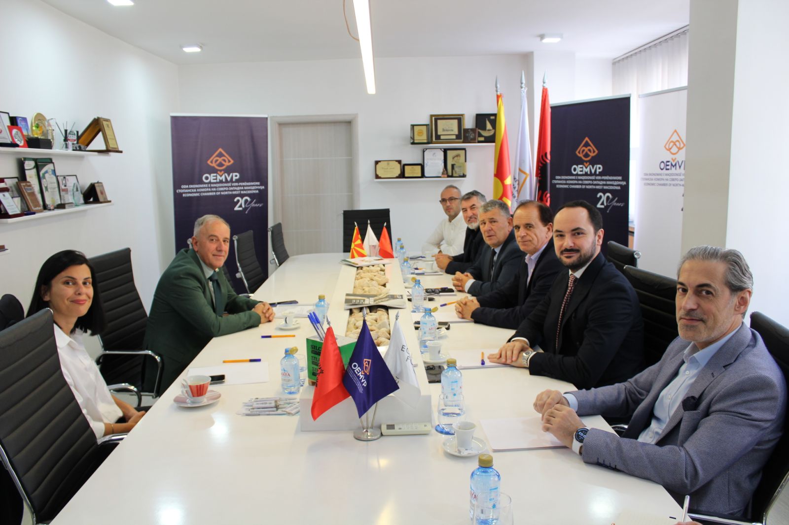 Local economic development at the center of discussion, ECNWM meeting with independent candidate for Mayor of Struga, Mr. Mendi Qyra